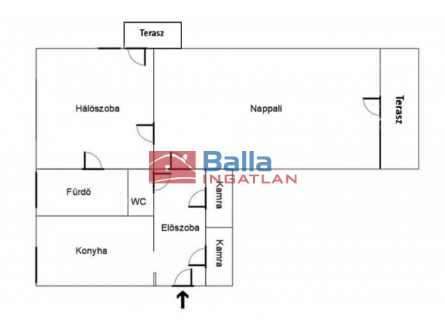 Eladó 54 m²-estársasházi lakás IX. Kerület (József Attila ltp.) , Börzsöny utca: 78'900'000 Ft