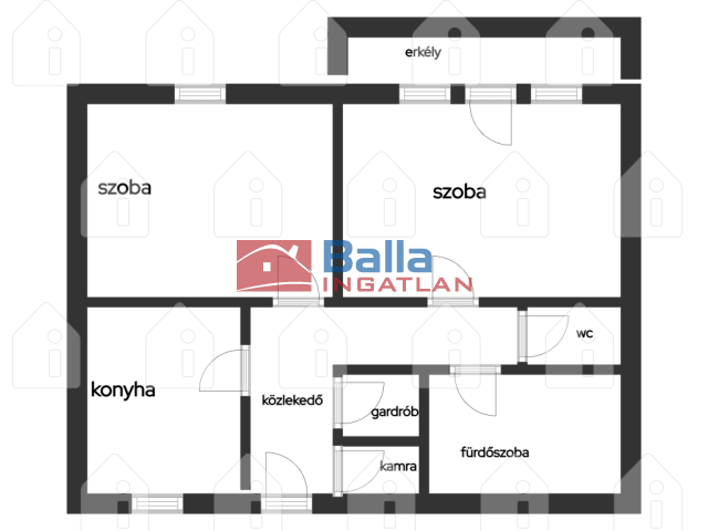 Eladó 56 m²-estársasházi lakás IX. Kerület (József Attila ltp.) , József Attila telep: 68'900'000 Ft