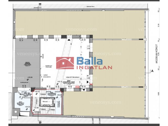 Eladó 246 m²-estársasházi lakás V. Kerület (Belváros) , Múzeum körút: 620'000'000 Ft