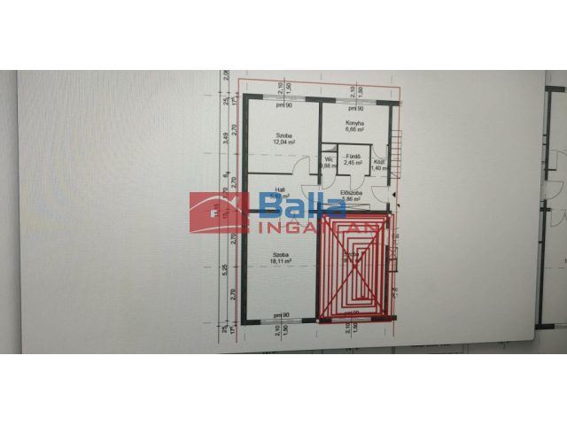 Eladó 53 m²-estársasházi lakás X. Kerület (Óhegy) , Mádi utca: 59'990'000 Ft