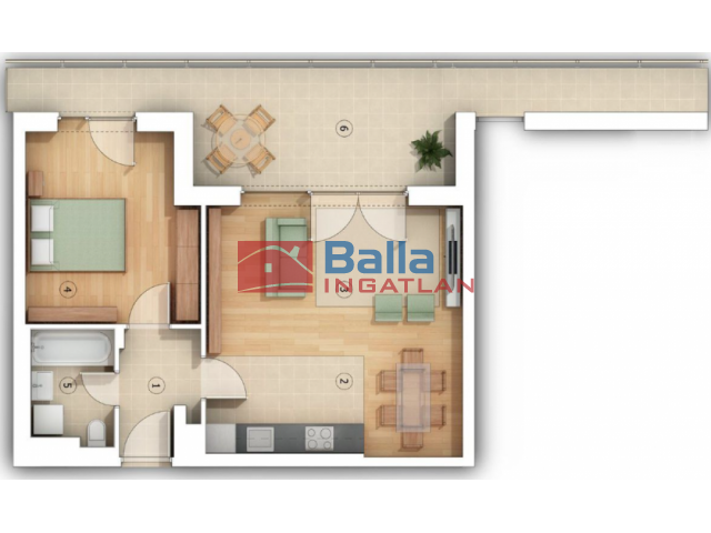 Eladó 48 m²-estársasházi lakás XIV. Kerület (Alsórákos) , Paskál Rose 2.: 101'000'000 Ft