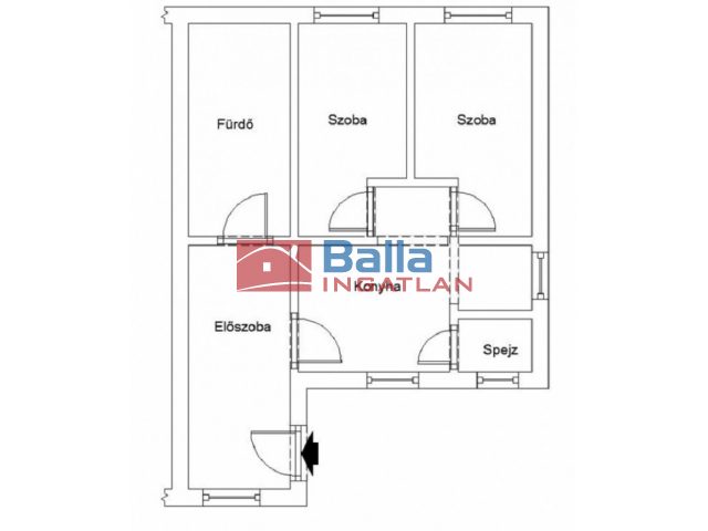 XVIII. Kerület, Felleg utca, 50 m²-es, házrész, 2 szobás, jó állapotú