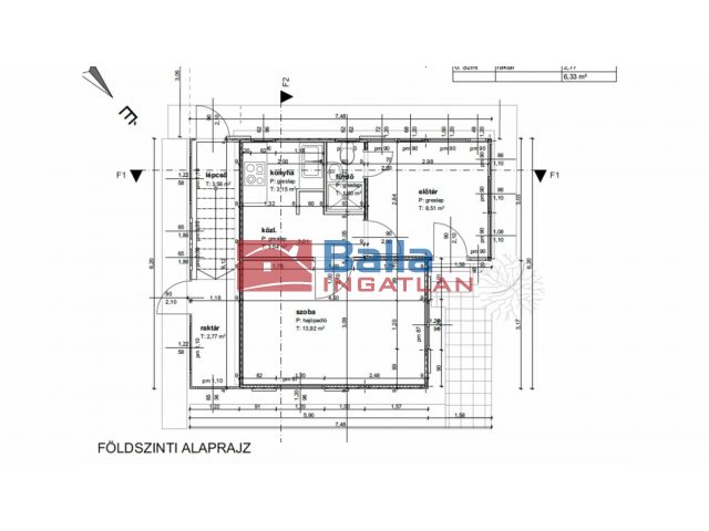 Velence, Számozott utca, 34 m²-es, üdülő, 1 szobás, felújítandó állapotú