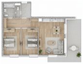 Eladó 68 m²-es társasházi lakás VIII. Kerület (Századosnegyed), Százados út: 133'760'000 Ft