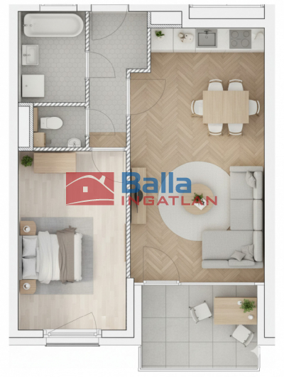 Eladó 48 m²-es VIII. Kerület (Századosnegyed), Százados út: 92'650'000 Ft