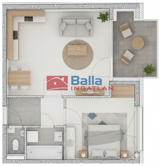 Eladó 47 m²-es VIII. Kerület (Századosnegyed), Százados út: 91'690'000 Ft