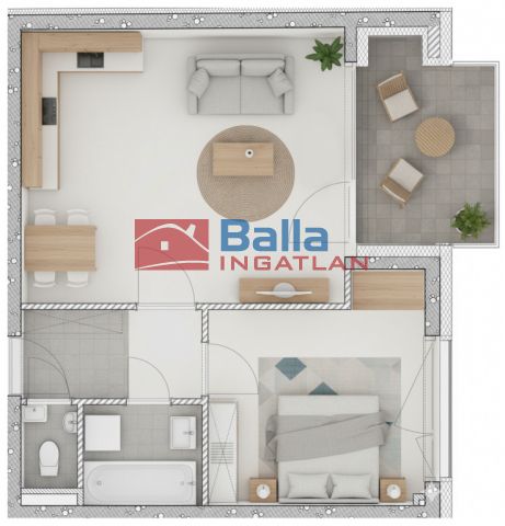 Eladó 47 m²-es VIII. Kerület (Századosnegyed), Százados út: 91'690'000 Ft