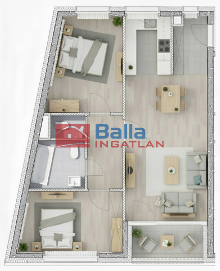 Eladó 67 m²-es VIII. Kerület (Századosnegyed), Százados út: 120'080'000 Ft