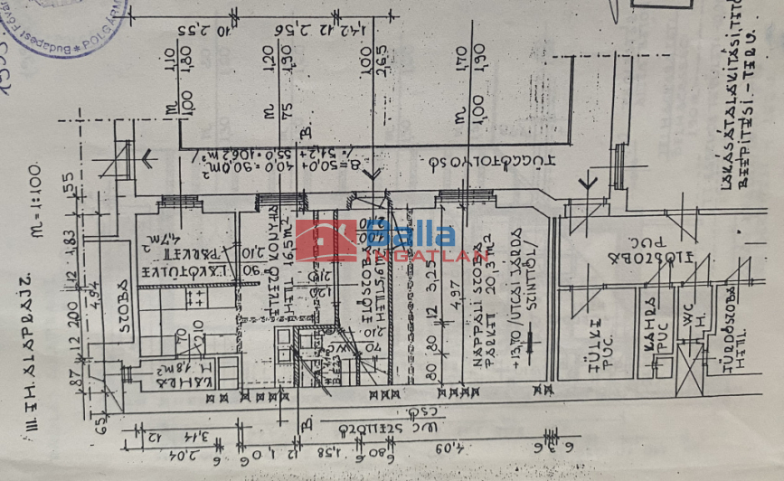 Eladó 110 m²-es XIII. Kerület (Angyalföld), Kartács utca: 94'900'000 Ft