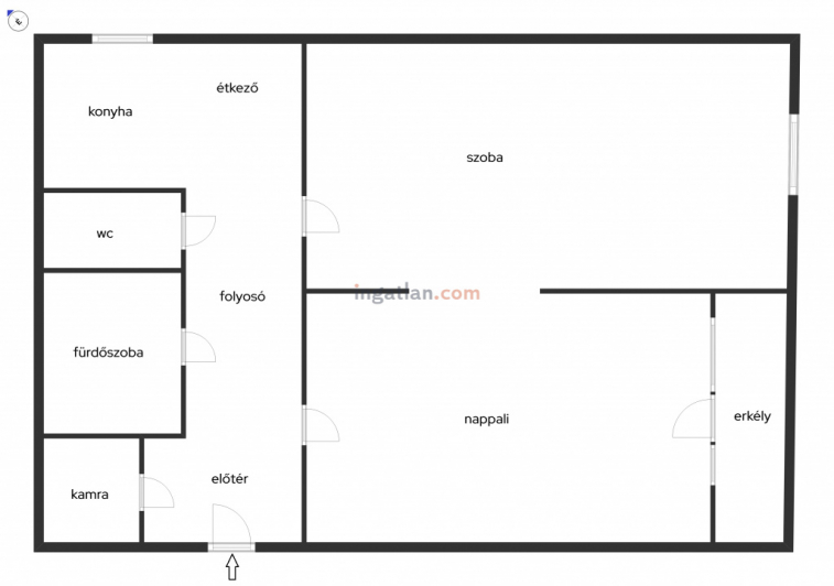 Eladó 54 m²-es XVIII. Kerület (Havanna-lakótelep), Havanna utca: 53'500'000 Ft