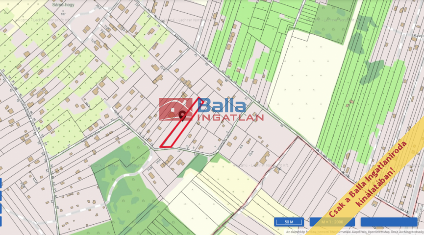 Eladó 1554 m²-es XXI. Kerület (Háros), SZEDERFA utca: 12'500'000 Ft