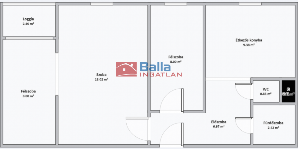 Eladó 56 m²-es társasházi lakás Ózd, Vasvár út: 6'800'000 Ft