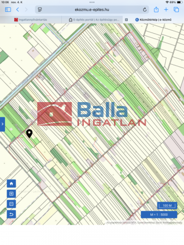 Eladó 809 m²-es Tiszakécske, Virághegy Bú telek  4. dűlő utca: 650'000 Ft