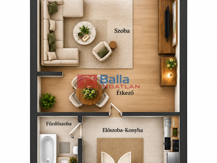 Eladó 38 m²-estársasházi lakás II. kerület (Rózsadomb) , Bimbó út: 72'200'000 Ft
