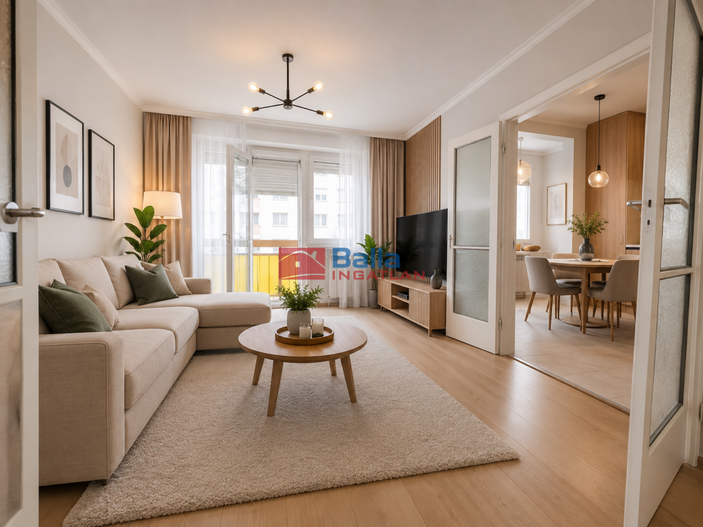 Eladó 71 m²-estársasházi lakás IV. Kerület (Újpest) , Aradi utca: 68'300'000 Ft
