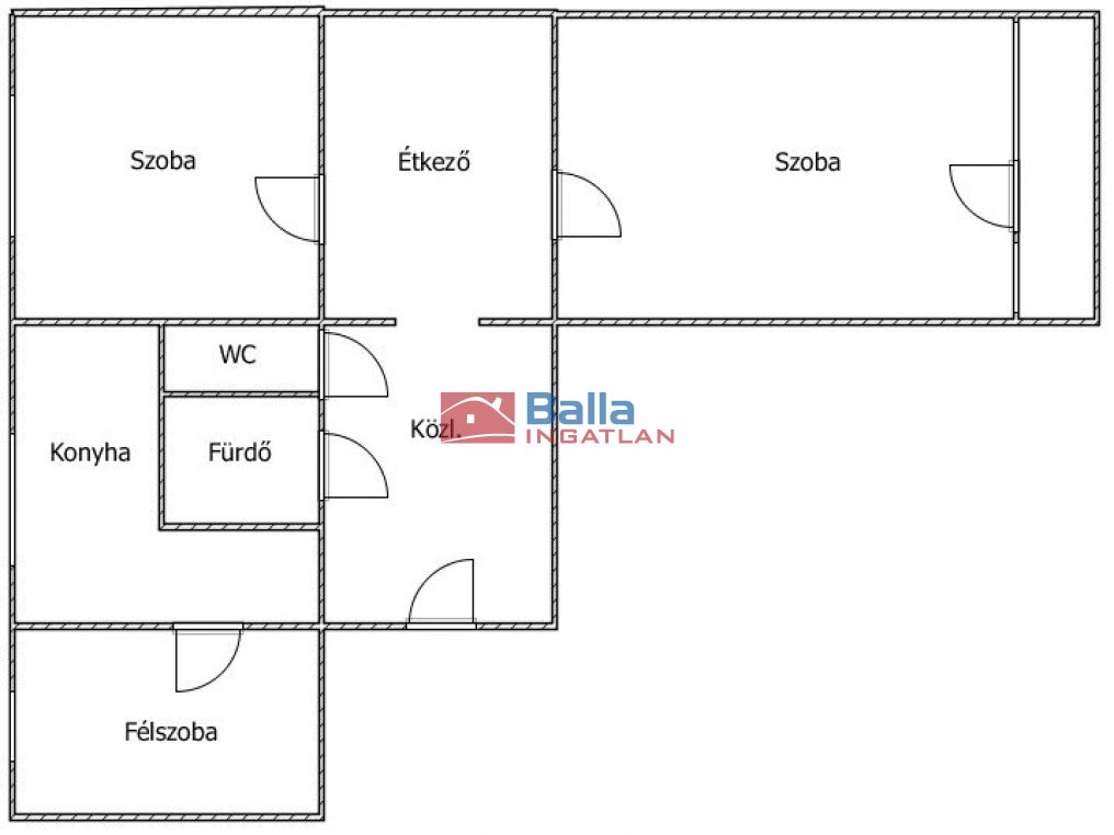 Eladó 60 m²-estársasházi lakás IV. Kerület (Újpest) , Munkásotthon utca: 270'000 Ft