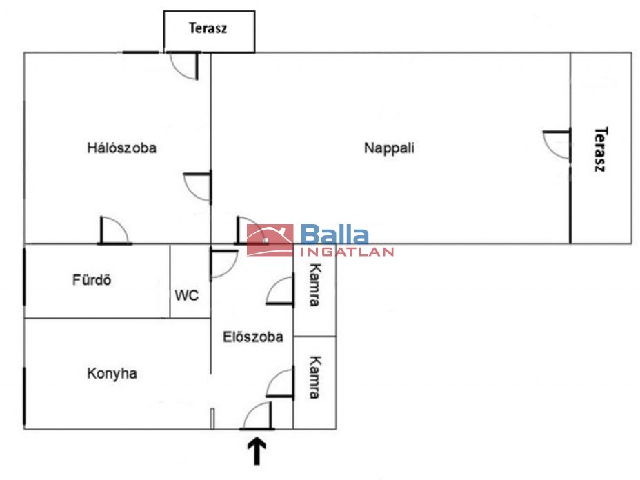 Eladó 54 m²-estársasházi lakás IX. Kerület (József Attila ltp.) , Börzsöny utca: 78'900'000 Ft
