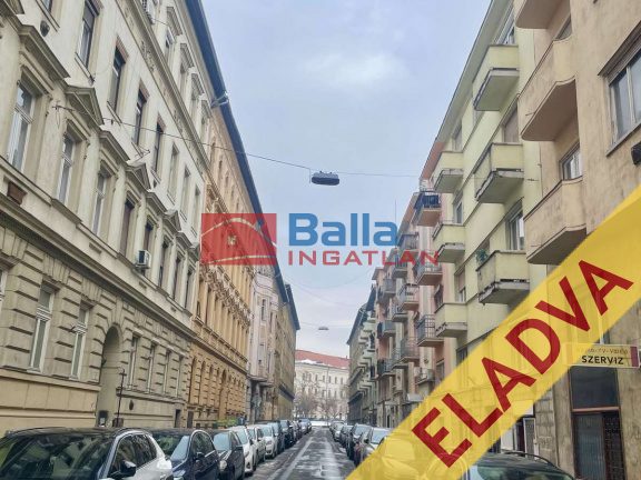Eladó 37 m²-estársasházi lakás IX. Kerület (Középső Ferencváros (Rehabilitációs terület)) , Másfélszobás I.em. erkélyes lakás ELADÓ: 67'900'000 Ft