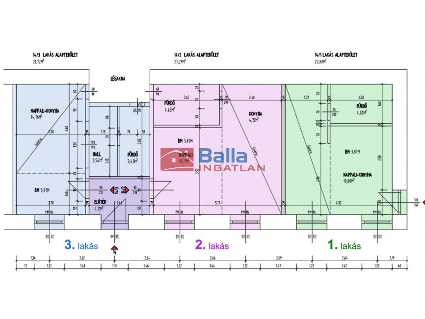 Eladó 22 m²-estársasházi lakás VI. Kerület (Terézváros) , Székely Bertalan utca közelében: 49'300'000 Ft