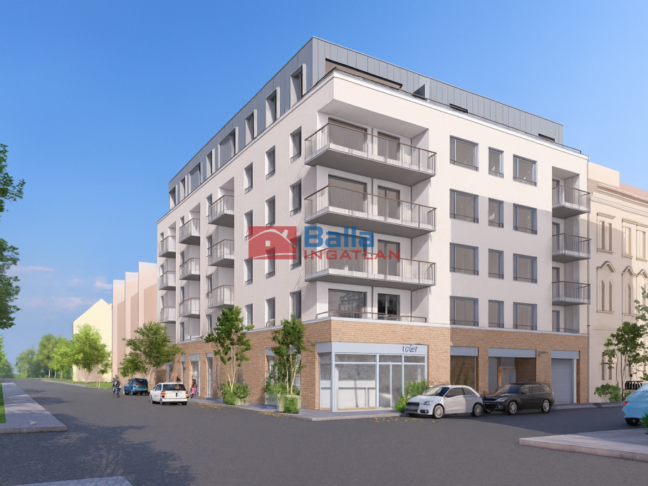 Eladó 37 m²-estársasházi lakás VIII. Kerület (Századosnegyed) , Százados út: 70'640'000 Ft