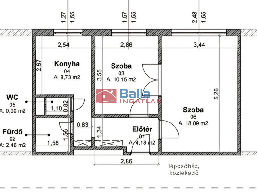Eladó 48 m²-estársasházi lakás XI. Kerület (Albertfalva) , Albertfalván: 82'000'000 Ft
