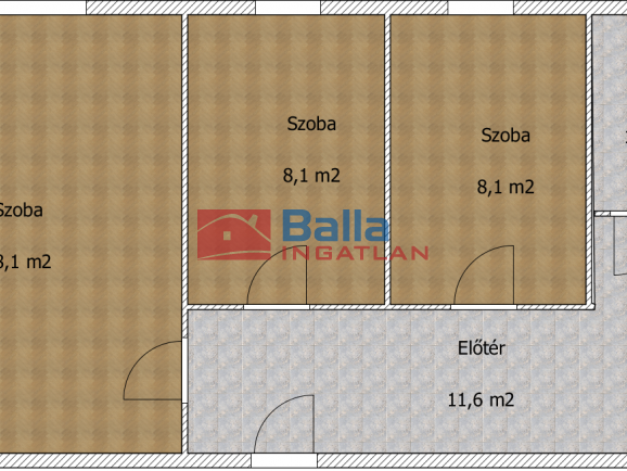 Eladó 59 m²-estársasházi lakás XIX. Kerület (Lakótelep) , Nagysándor J utca: 53'900'000 Ft