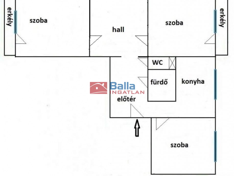 Eladó 70 m²-estársasházi lakás XV. Kerület (Újpalota) , Páskomliget utca: 65'000'000 Ft