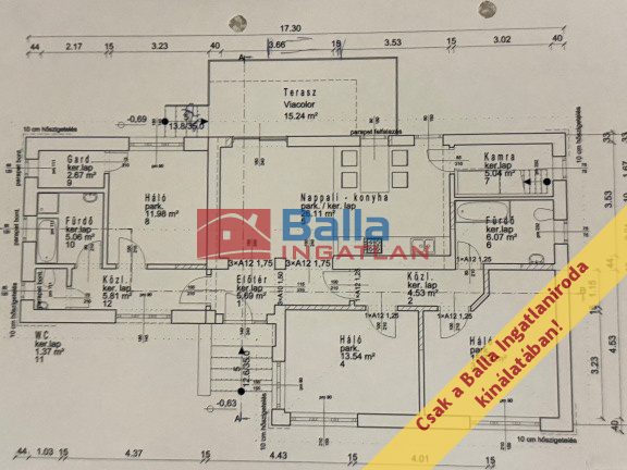 Eladó 104 m²-escsaládi ház XVII. Kerület (Rákoshegy) , Báthory utca: 129'000'000 Ft