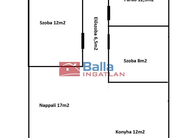 Eladó 76 m²-estársasházi lakás XVII. Kerület (Rákoshegy) , Ilex környékén lévő utca: 91'300'000 Ft