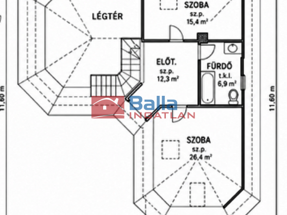 Eladó 141 m²-escsaládi ház XVII. Kerület (Rákoskert) , Sáránd u közeli utca: 199'000'000 Ft
