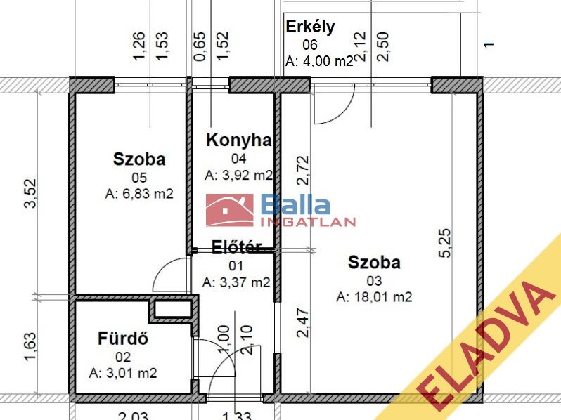 Eladó 37 m²-estársasházi lakás XVIII. Kerület (Havanna-lakótelep) , Havanna utca: 40'900'000 Ft