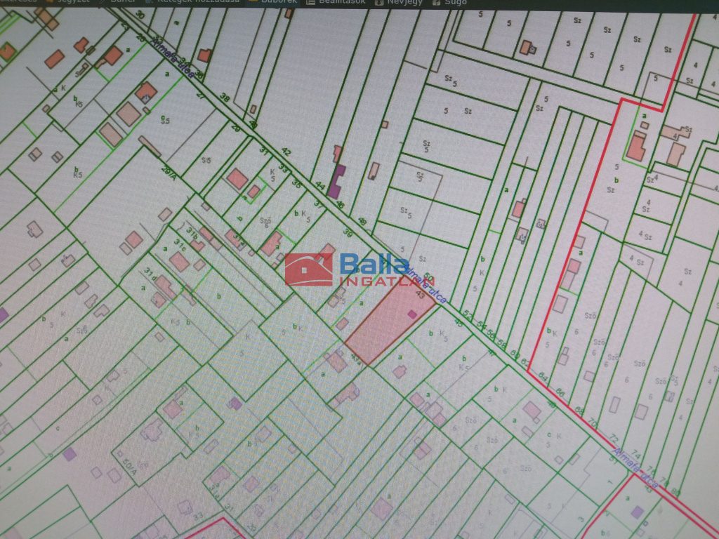 Eladó 1473 m²-estelek XXI. Kerület (Háros) , ALMAFA utca: 14'800'000 Ft