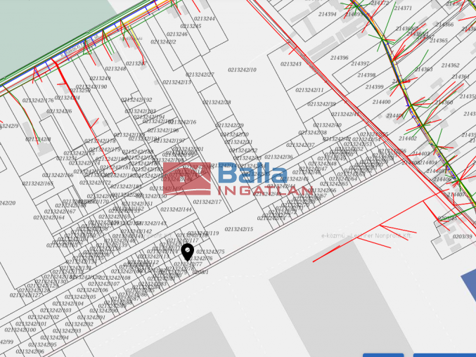 Eladó 447 m²-estelek XXI. Kerület (Háros) , VÍZMŰVEK utca: 4'900'000 Ft
