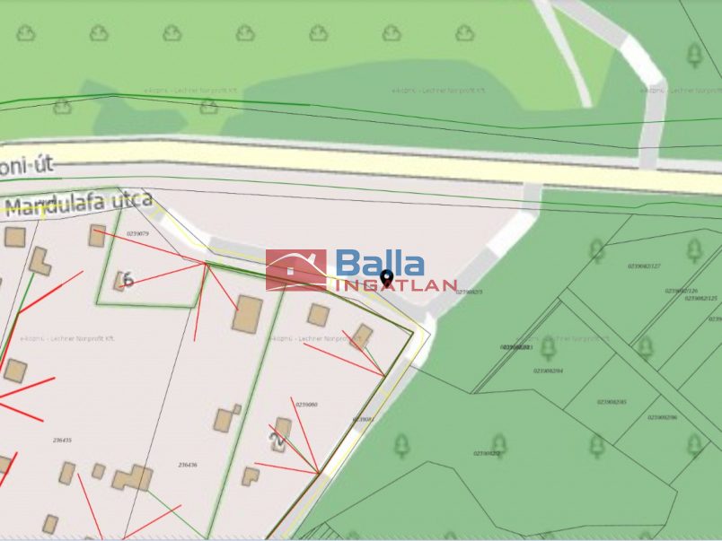 Eladó 3589 m²-estelek XXII. Kerület (Nagytétény Óhegy) , Mandulafa utca: 17'000'000 Ft