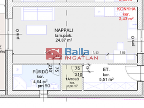 Eladó 40 m²-estársasházi lakás Hatvan, Géza fejedelem utca: 42'000'000 Ft