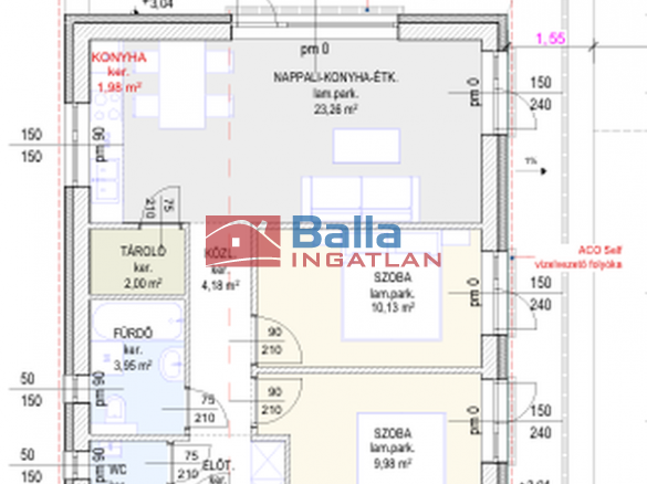 Eladó 60 m²-estársasházi lakás Hatvan, Géza fejedelem utca: 68'900'000 Ft