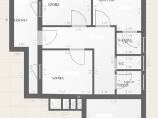 Eladó 90 m²-escsaládi ház Badacsonytomaj, BADACSONYÖRS: 124'900'000 Ft