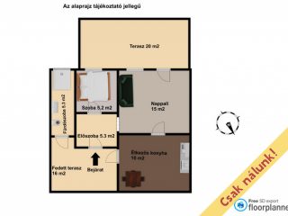 Eladó 40 m²-esüdülő Bánk, Juhász Gyula utca: 35'900'000 Ft