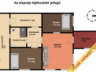 Eladó 45 m²-esüdülő Bánk, Szondi utca: 35'000'000 Ft