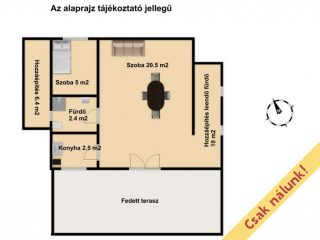 Eladó 45 m²-esüdülő Bánk, Szondi utca: 29'900'000 Ft