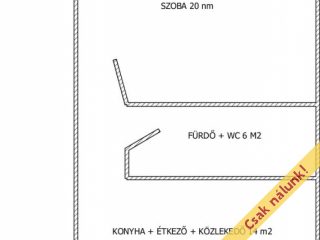 Eladó 40 m²-estársasházi lakás Bodajk, Bányász telep: 29'000'000 Ft