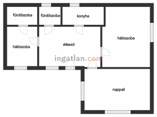 Eladó 70 m²-esházrész Budaörs, Budaörs: 74'990'000 Ft