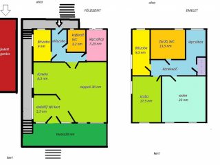 Eladó 180 m²-esikerház II. kerület (Pesthidegkút-Ófalu II/A.) , Pesthidegkút: 259'000'000 Ft