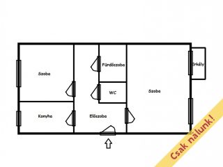 Eladó 54 m²-estársasházi lakás III. Kerület (Békásmegyeri ltp Duna felől) , Madzsar József utca: 62'000'000 Ft