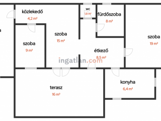 Kiadó 96 m²-escsaládi ház III. Kerület (Csillaghegy) , Botond utca: 600'000 Ft