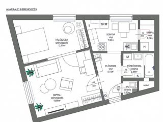 Eladó 53 m²-estársasházi lakás III. Kerület (Filatorigát) , Hunor utca: 92'000'000 Ft