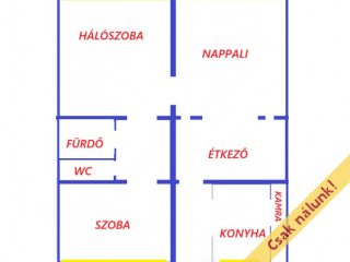 Eladó 69 m²-estársasházi lakás IV. Kerület (Izzó lakótelep) , Erdősor utca: 79'900'000 Ft