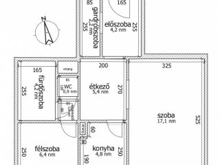 Eladó 46 m²-estársasházi lakás IV. Kerület (Káposztásmegyer II.) , Sárpatak utca: 66'700'000 Ft
