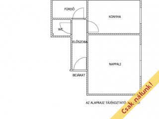 Eladó 38 m²-estársasházi lakás IV. Kerület (Újpest) , Árpád út: 47'900'000 Ft