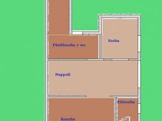 Eladó 43 m²-estársasházi lakás IV. Kerület (Újpest) , Baross utca: 65'600'000 Ft